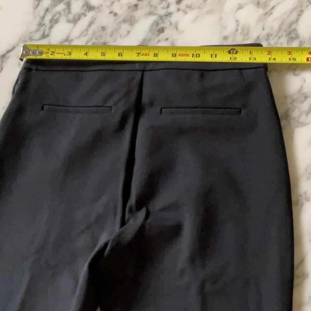 NWT J. Crew Women’s Stretch Crop Flare Ponte Pant Sz 2 rip and broken zipper